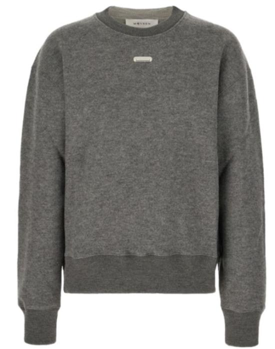 25SS 알렉산더 맥퀸 스웨터 811079QXABO1313 GREY - ALEXANDER MCQUEEN