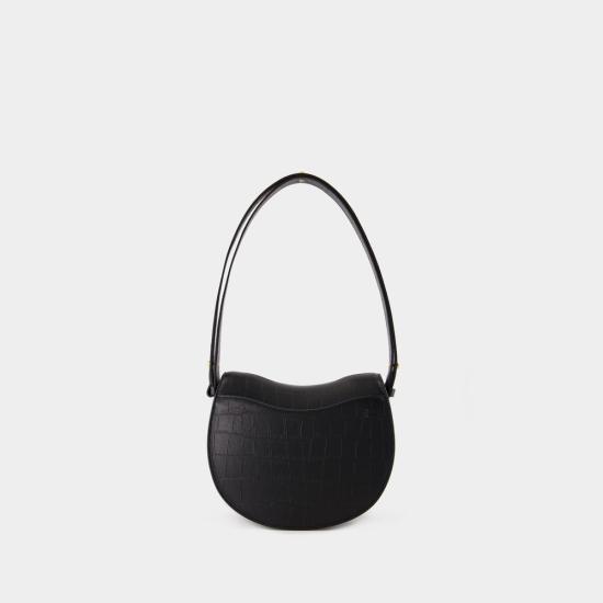 25SS 버버리 스몰 락킹 호스 백 8102214A1189 BLACK - BURBERRY