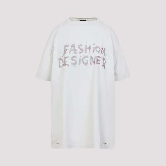 25SS 발렌시아가 반팔 티셔츠 824285TSVC5 9012 WHITE - BALENCIAGA