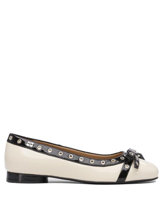 25SS 가니 플랫 슈즈 S2929135 WHITE