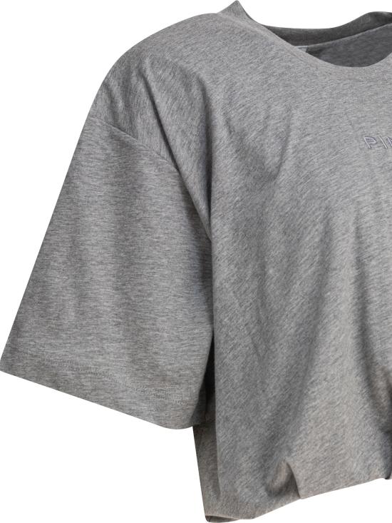 25SS 핑코 반팔 티셔츠 104257A2F8I42 GREY - PINKO