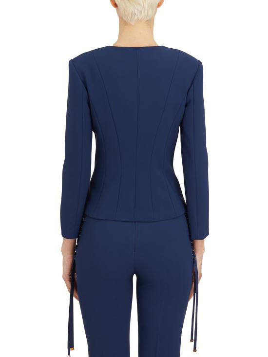 25SS 엘리자베타프랜치 자켓 LGI13551E2DC8 BLUE - ELISABETTA FRANCHI