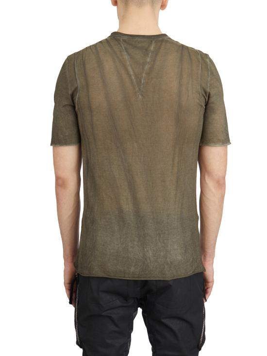 25SS 마스나다 반팔 티셔츠 LM3481VERDIGR GREEN - MASNADA