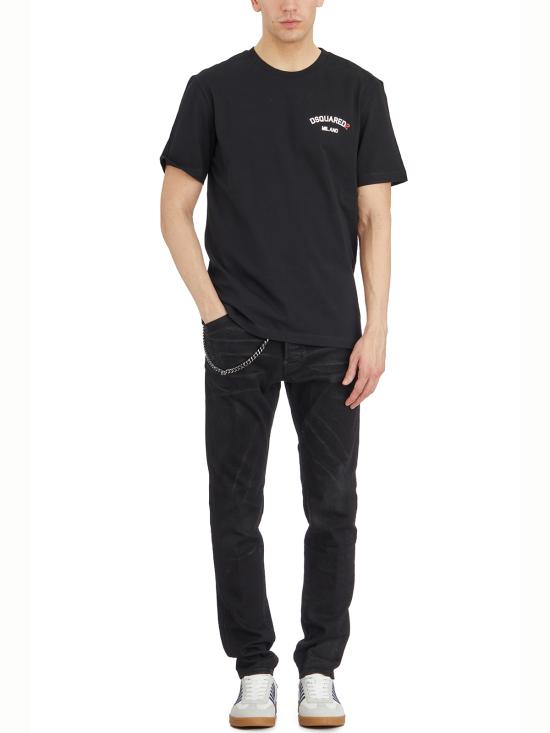 25SS 디스퀘어드2 스트레이트 팬츠 LS71LB1563S30564900 BLACK - DSQUARED2