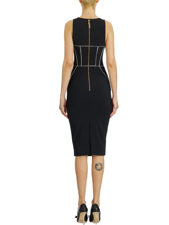 25SS 엘리자베타프랜치 미디 원피스 LAB72451E2685 BLACK - ELISABETTA FRANCHI
