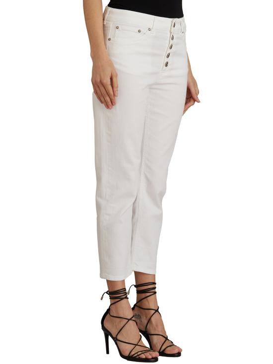 25SS 돈답 크롭 팬츠 LDP268BBS0030PTDDDS25000 WHITE - DONDUP