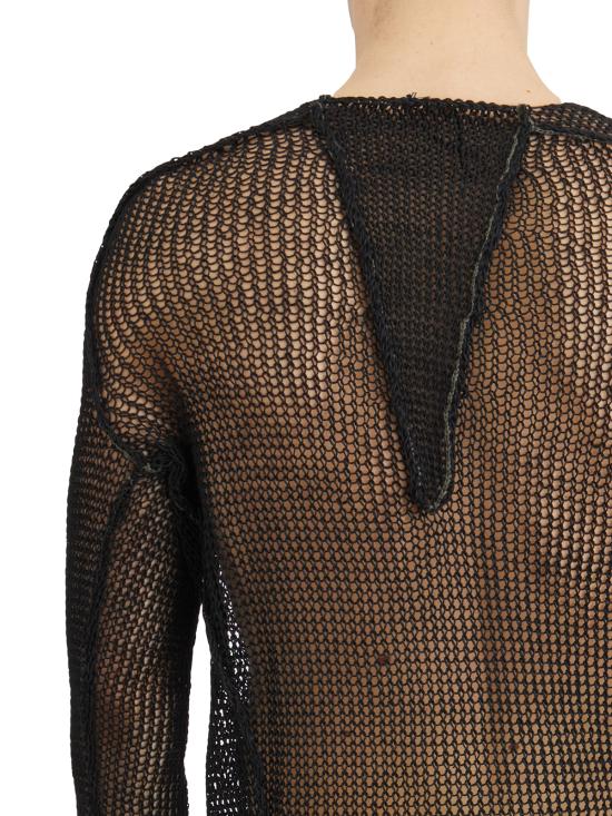 25SS 마스나다 스웨터 LM34A01 BLACK - MASNADA