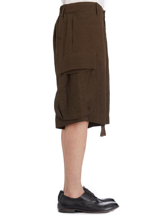 25SS 우마 왕 숏팬츠 LUM3528UW690 BROWN - UMA WANG