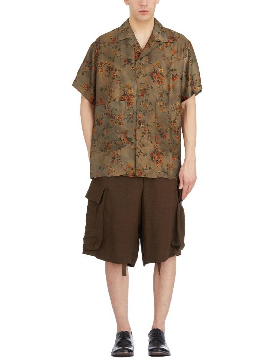 25SS 우마 왕 숏팬츠 LUM3528UW690 BROWN - UMA WANG