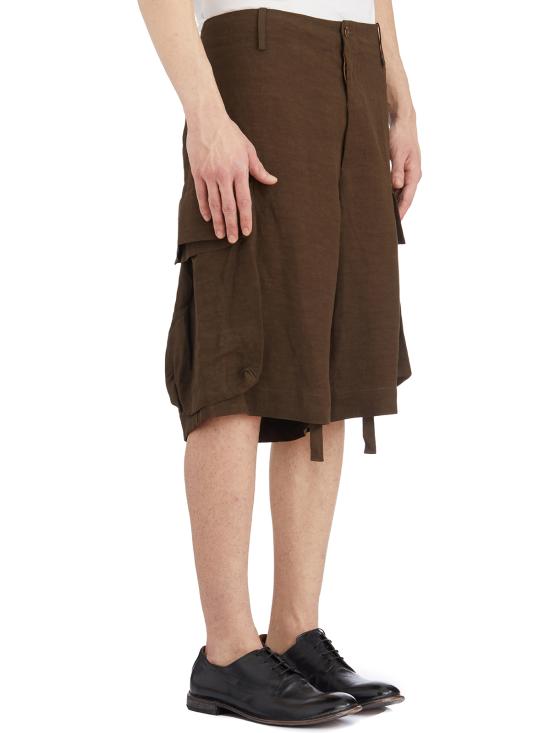 25SS 우마 왕 숏팬츠 LUM3528UW690 BROWN - UMA WANG