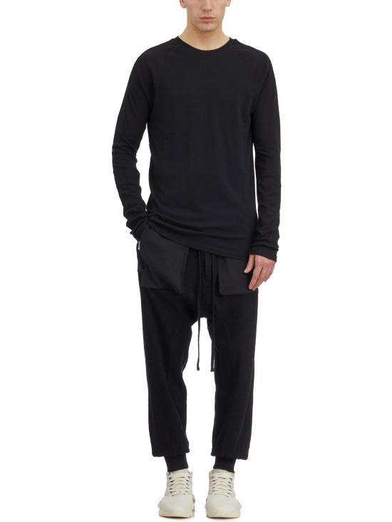 25SS 톰크롬 긴팔 티셔츠 LMTS844 BLACK - THOM KROM