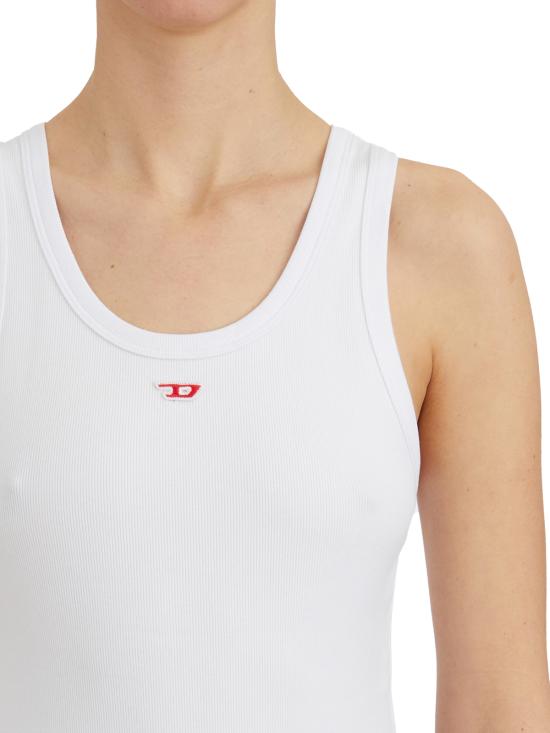 25SS 디젤 민소매 티셔츠 LA051040EJAI100 WHITE - DIESEL