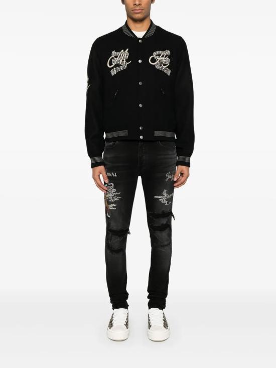 25SS 아미리 봄버 자켓 AMOUBB1039 BLACK - AMIRI