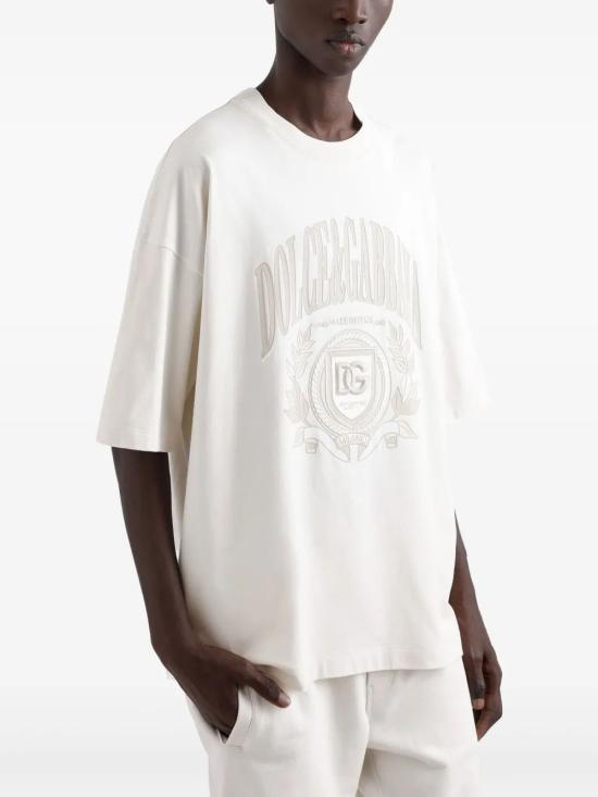 25SS 돌체앤가바나 반팔 티셔츠 G8SH6ZG7O2H PANNA - DOLCE & GABBANA