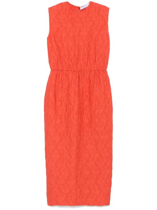 25SS 해리스와프런던 미디 원피스 A6231PYMYM03 ORANGE