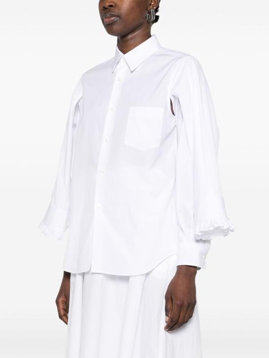 25SS 꼼데가르송 셔츠 ROB0140512 WHITE - COMME DES GARCONS