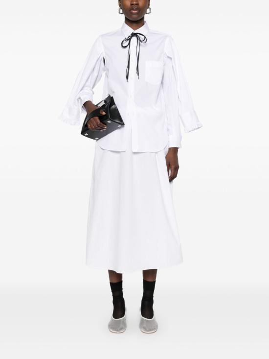 25SS 꼼데가르송 셔츠 ROB0140512 WHITE - COMME DES GARCONS