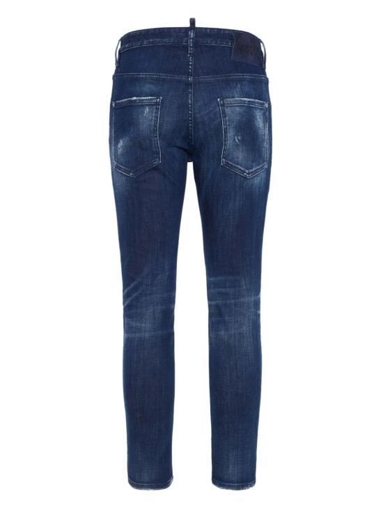 25SS 디스퀘어드2 스트레이트 팬츠 24XS71LB1592S30342470 NAVY BLUE - DSQUARED2