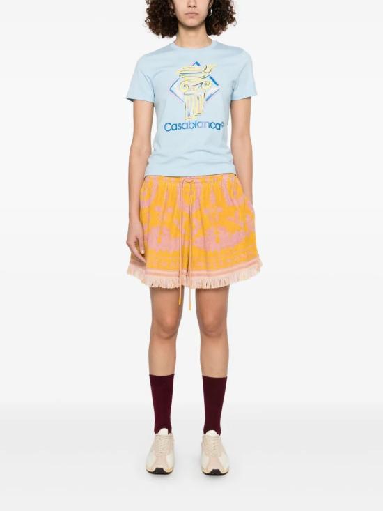 25SS 카사블랑카 반팔 티셔츠 WPS25JTS02003 DIAMOND COLUMN - CASABLANCA