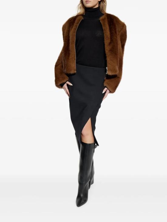 25SS 카사블랑카 스커트 WPS25SK14201 BLACK - CASABLANCA