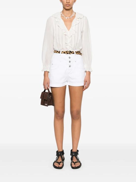 25SS 이자벨마랑 스트레이트 팬츠 SH0093FAB1H06I20WH WHITE - ISABEL MARANT