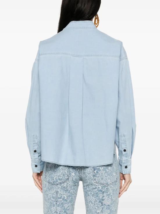 25SS 이자벨마랑에뚜왈 반팔 티셔츠 HT0601FAC1I01E30LU LIGHT BLUE - ISABEL MARANT ETOILE