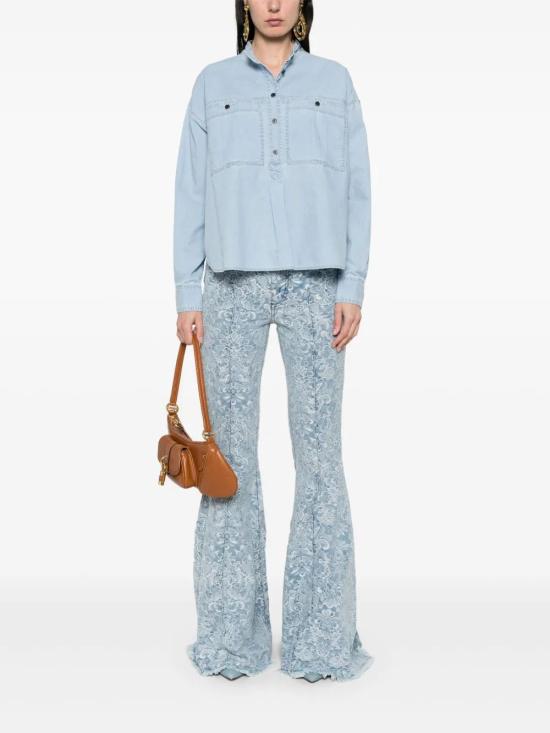 25SS 이자벨마랑에뚜왈 반팔 티셔츠 HT0601FAC1I01E30LU LIGHT BLUE - ISABEL MARANT ETOILE