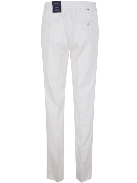 25SS 인코텍스 스트레이트 팬츠 1W00789402A 002 WHITE - INCOTEX