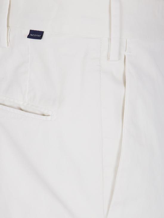 25SS 인코텍스 스트레이트 팬츠 1W00309098B 021 WHITE - INCOTEX