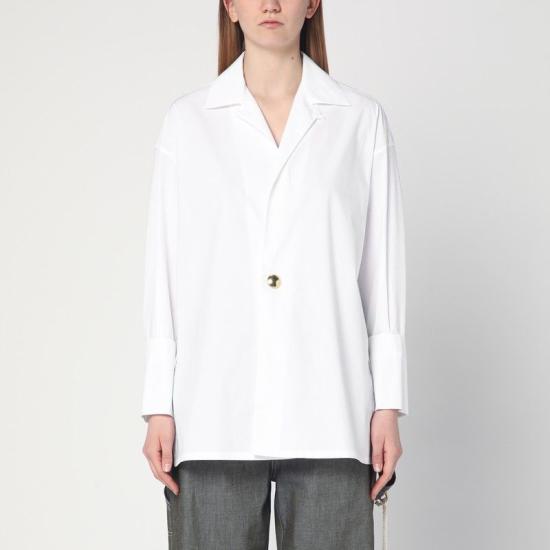 25SS 다크파크 블라우스 WSH08FAC78 0001 WHITE