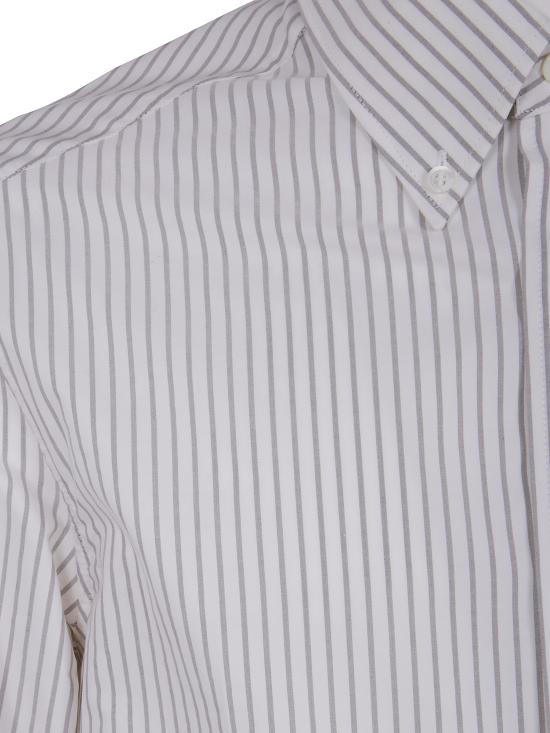 25SS 브루넬로 쿠치넬리 긴팔 셔츠 MM6740038 C033 WHITE - BRUNELLO CUCINELLI