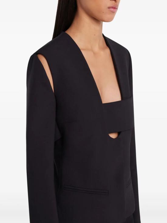 25SS 쿠레쥬 자켓 225CVE113PL01709999 BLACK - COURREGES
