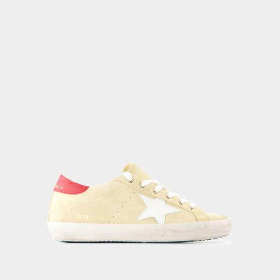 25SS 골든구스 SUPER STAR 슈퍼 스타 클래식 스니커즈 GWF00101F00688115715 CORNHUSK WHITE RED