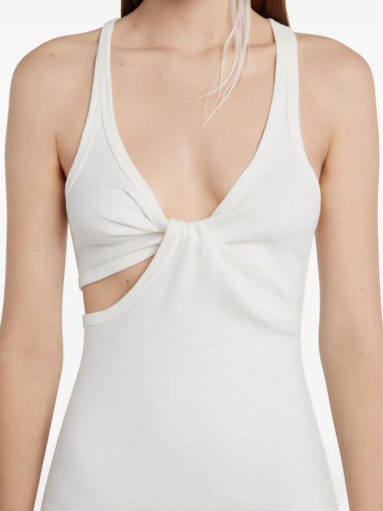 25SS 쿠레쥬 숏 원피스 225JRO641JS01940001 HERITAGE WHITE - COURREGES