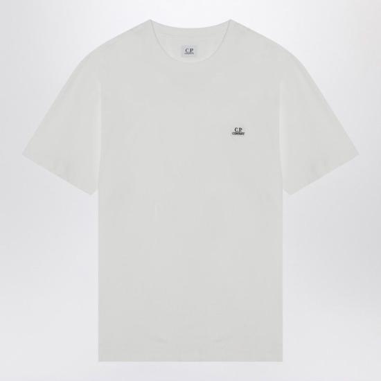 25SS 씨피 컴퍼니 반팔 티셔츠 18CMTS031A005100W103 GAUZE WHITE