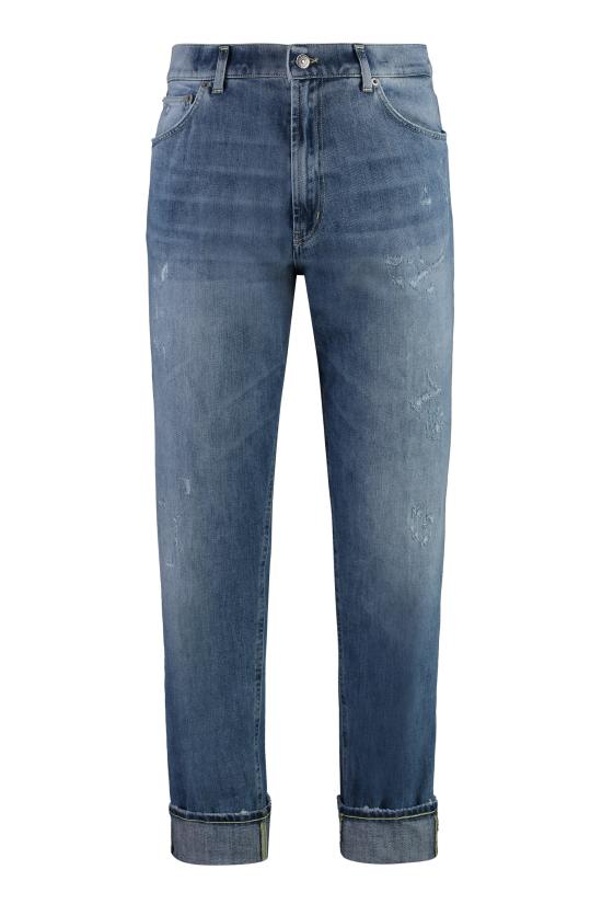  돈답 스트레이트 팬츠 UP612LDS0107U 800 Denim