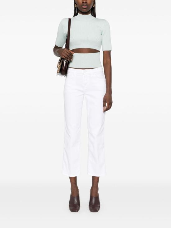  세븐포올맨카인드 스트레이트 팬츠 7U023549 U7LLS White - 7 FOR ALL MANKIND