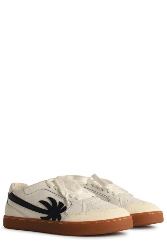  팜앤젤스 NEW PALM 뉴 팜 1 로우탑 스티커즈 PMIA099F24LEA001 0110 White - PALM ANGELS