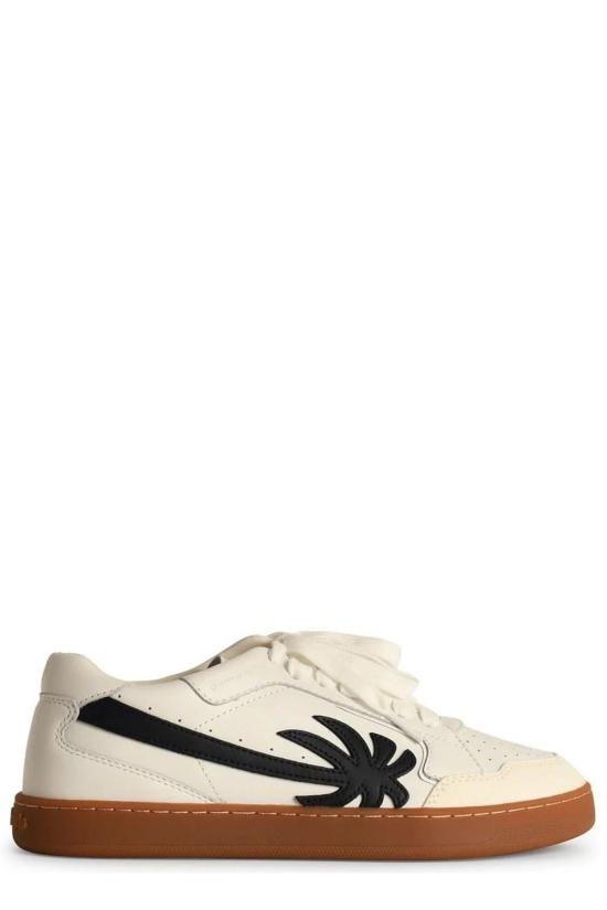  팜앤젤스 NEW PALM 뉴 팜 1 로우탑 스티커즈 PMIA099F24LEA001 0110 White
