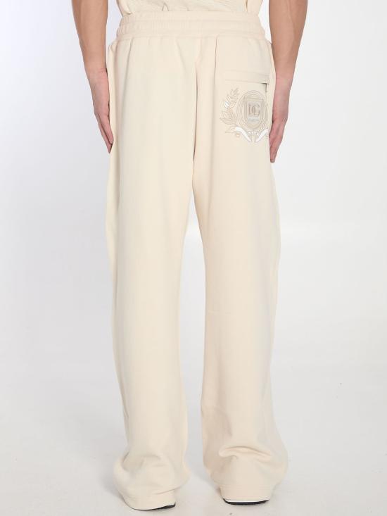 25SS 돌체앤가바나 스트레이트 팬츠 GVZ7AZG7O2J A4567 panna - DOLCE & GABBANA
