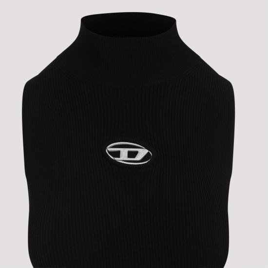  디젤 미디 원피스 A123960DLAX 9XX black - DIESEL