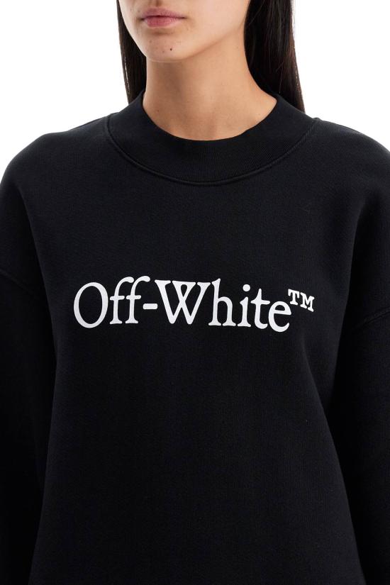  오프화이트 스웨터 OWBA075C99FLE001 1001 black - OFF WHITE