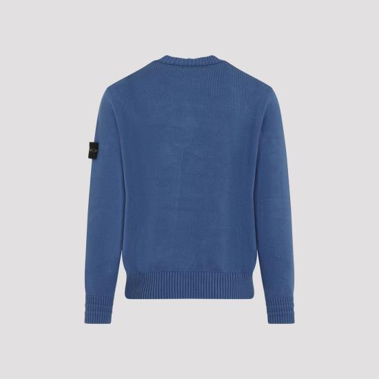 24FW 스톤 아일랜드 스웨터 8115506A2 V0024 blue - STONE ISLAND