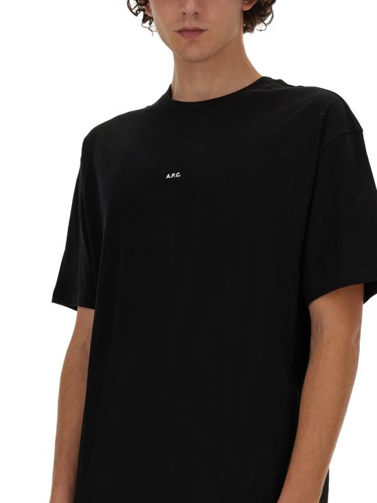 25SS 아페쎄 반팔 티셔츠 COHBWH26386 TZC black - A.P.C.