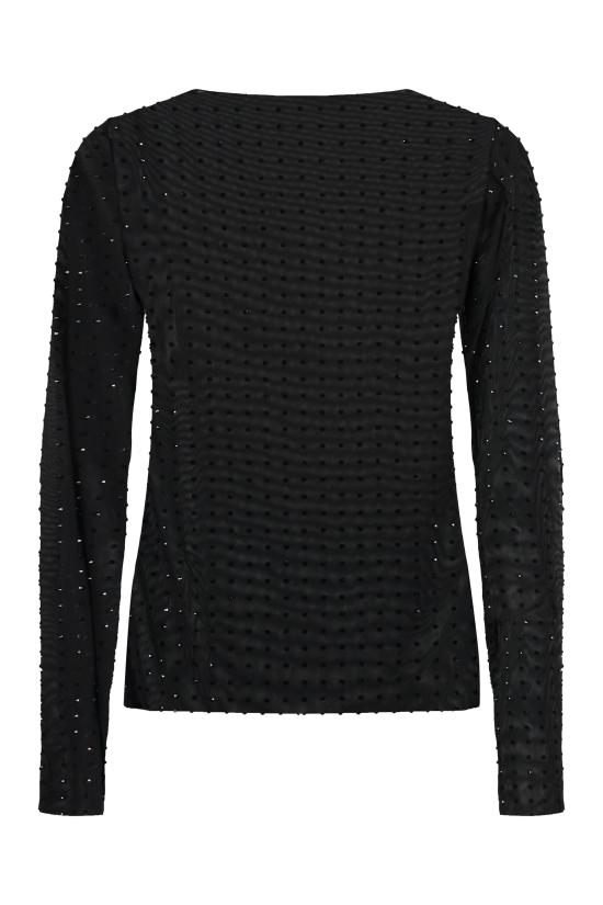 24FW 핑코 긴팔 티셔츠 103911A220 Z99 black - PINKO