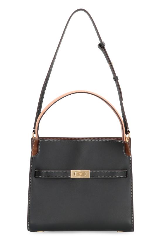  토리버치 스몰 리 리즈윌 더블백 61302 001 black - TORY BURCH