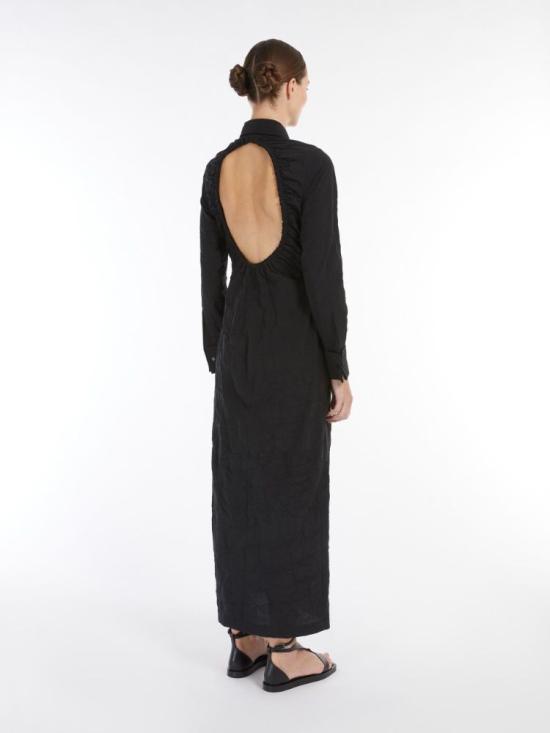 25SS 막스마라 미디 원피스 2511221253600003 BLACK - MAX MARA