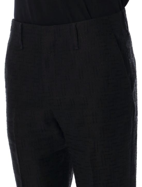 25SS 펜디 스트레이트 팬츠 FB1029AU6Y F0QA1 BLACK - FENDI