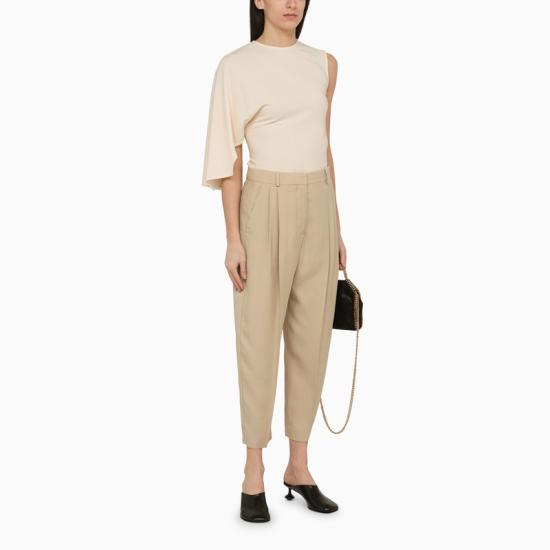  스텔라 맥카트니 스트레이트 팬츠 5919643DU701 2600 Beige - STELLA MCCARTNEY