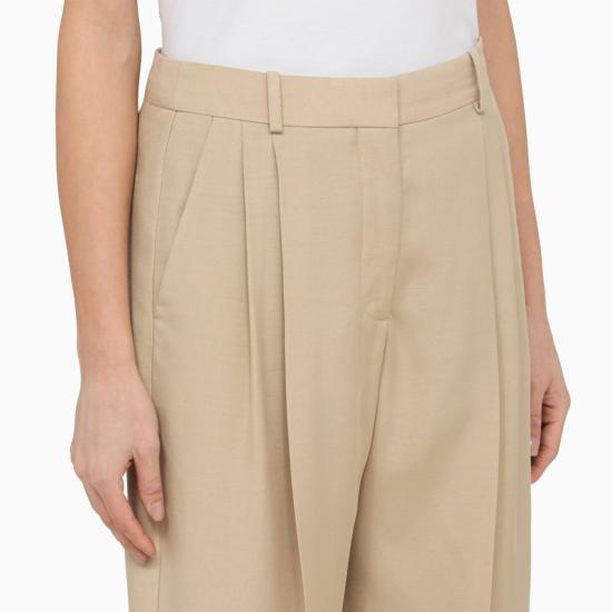  스텔라 맥카트니 스트레이트 팬츠 5919643DU701 2600 Beige - STELLA MCCARTNEY